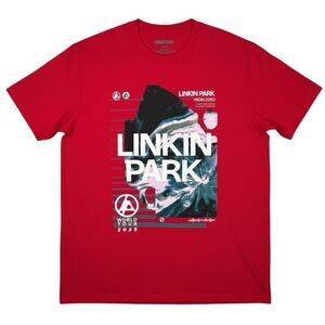 Linkin Park T-Shirt Unisex Large Red From Zero 2025 Tour Merch Official Concert